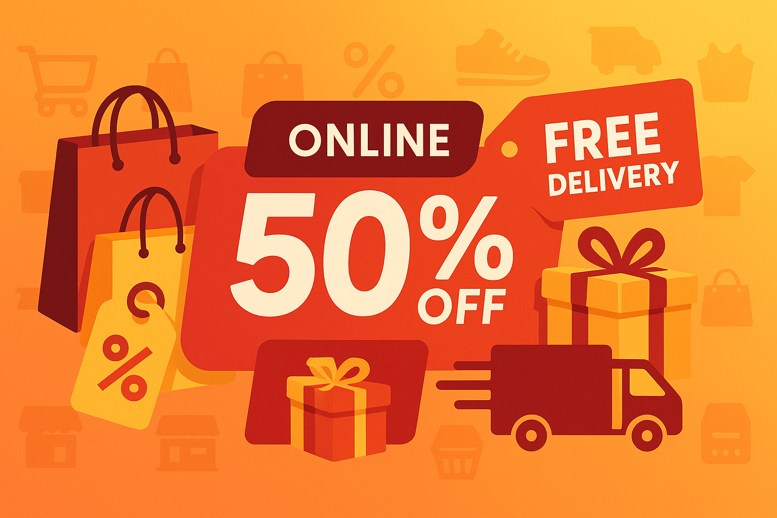 get up to 50% discount and free delivery sttore
